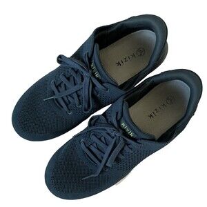 Kizik Hands Free Labs Men’s 12 Wide Teal Lace Sneakers Shoes